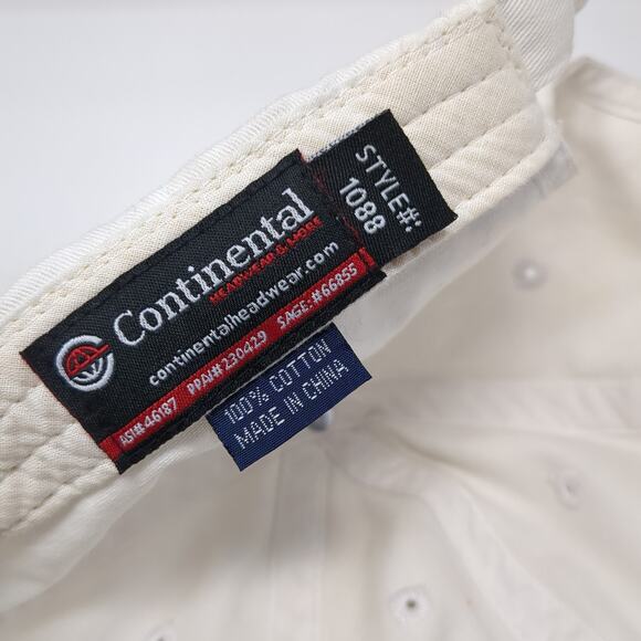 Chameleon Cold-Brew Slideback Baseball Cap White One Size Adjustable Continental - Picture 9 of 9